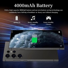 I24 Ultra Unlocked Phone,6.75-inch HD Screen, 4G RAM+64G ROM/TF128GB, 4G LTE FDD