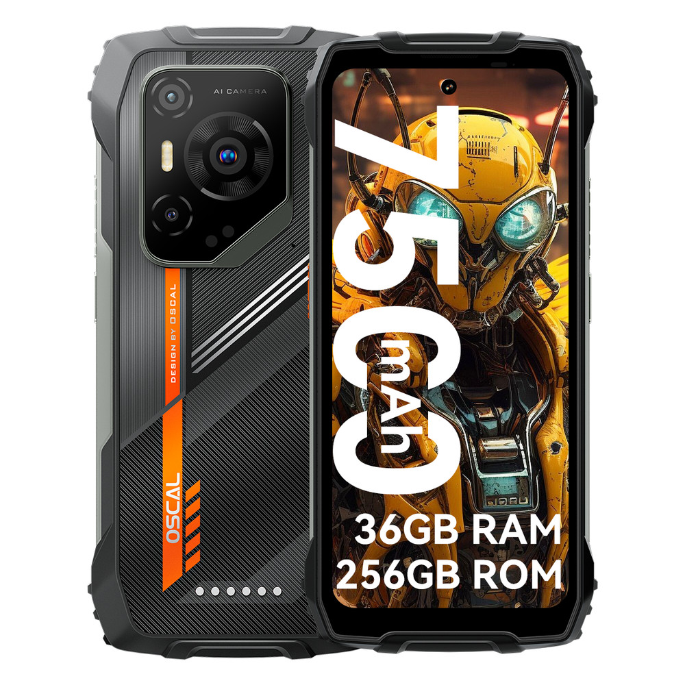 Blackview OSCAL PILOT 3 5G Rugged Smartphone 36GB+256GB 6.78&Prime; Android 15 NFC