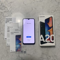 Samsung Galaxy A20 Dual 32GB Black T-Mobile SM-A205U Android Smartphone Tested