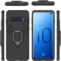 For Samsung Galaxy S10 – 4G Case Double-layer Protection Military-Grade-Black