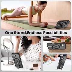 iPhone 17 Case 6.3&Prime; Shockproof Protective Phone Cover Compatible with Mag Safe