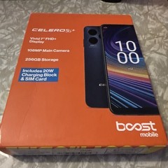 Boost Mobile Celero 5G+ 256GB 7in FHD+ Sealed Box