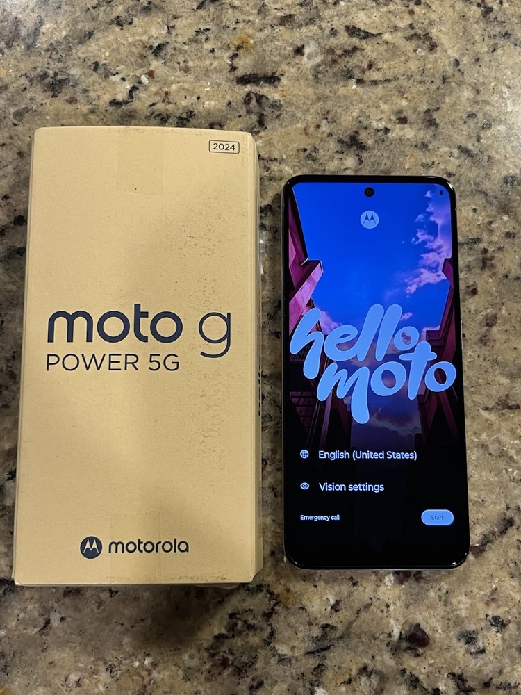 Motorola Moto G Power 5G (2024) XT2415-1 Unlocked 128GB Pale Lilac