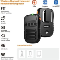 Global 4G Android Rugged Smartphone Waterproof Wireless Microphone UNIWA W888
