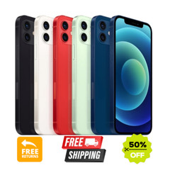 Apple iPhone 12 64GB Fair Condition Black, Blue, Green – Unlocked, Verizon, AT&