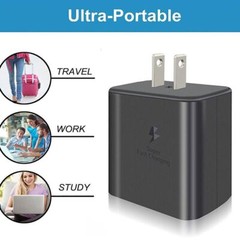 PD Power Fast Wall Charger Adapter+6FT Type-C Cable For Samsung Galaxy A14 A15