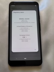 Google Pixel 3a XL 64GB G020C Black GSM Unlocked Tmobile, AT&T.