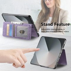 Samsung Galaxy Z Fold 4 Case Wallet Leather Card Slots Defender Cover Brown