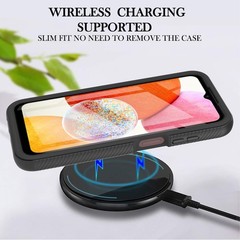 Samsung Galaxy A57 5G Case with Built-in Screen Protector Clear Slim Back Cover