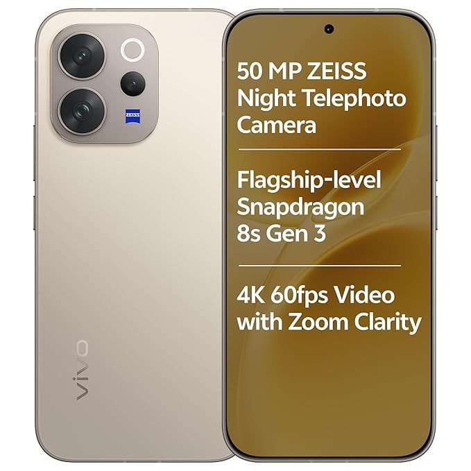 vivo V70 Elite 5G 256GB 8GB Sand Beige Factory Unlocked Global No US Tariffs
