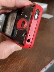 Blindshell Classic 2 (red) In Box Fair Condition Locked To T-mobile For Parts