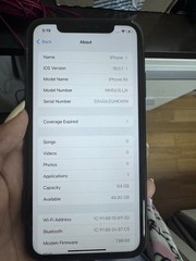Apple iPhone XR 64GB Black 12MP Camera iOS Bar Smartphone MH563LL/A