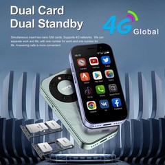 64GB Unlocked Mini 3.0&Prime; HD Display Small Smartphone Android 10.0 4G LTE 2000mAh