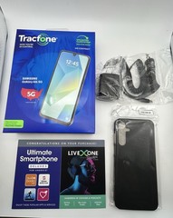 Samsung Galaxy A16 5G 128GB/6.7&Prime; + 1 Year Tracfone Plan 1500 Min/Text/1.5GB Data