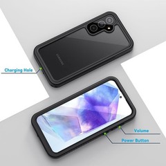 Samsung Galaxy A55 5G Case, IP68 Waterproof Dustproof Heavy Duty Full Body Case
