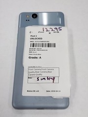 DEFECTIVE – Google Pixel 2 – 64 GB – Blue – Unlocked – G011C – 12295