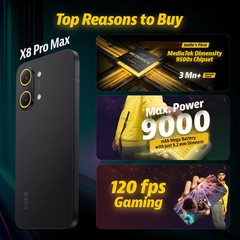 POCO X8 Pro Max (White, 512 GB 12GB RAM) 6.83&Prime; Global Version USA STOCK OPEN BOX