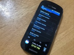 Samsung Galaxy S Continuum 2 GB Mirror Black First Generation SCH-I400 Very Rare