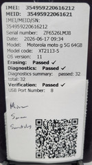 Motorola Moto G 5G 64GB XT2113-5 – OS: 11 – SCRATCHES/AT&T LOCKED – SEE DESC