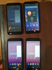 Lot of 4 Coolpad Legacy S CP3648A(2pc)/Cloud Stratus C7/TCL A502DL 16GB For part