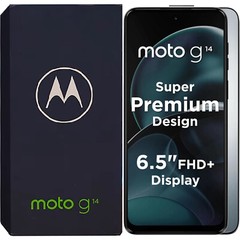 Motorola Moto G14 4G Steel Gray 128GB + 4GB Dual-Sim Unlocked GSM NEW