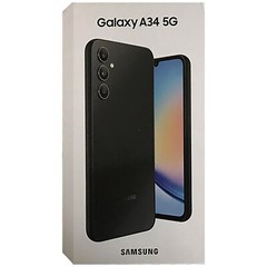 Samsung Galaxy A34 5G Awesome Graphite 128GB + 8GB Dual-Sim Unlocked GSM NEW