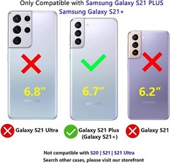 For Samsung Galaxy S21 Plus Case w/ Military Grade Drop Tested Heavy Duty Cover