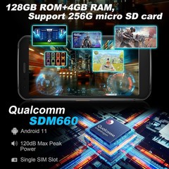 CAT S62 Factory Unlocked GSM CDMA 4G+128G 4G Rugged Smartphone – Black