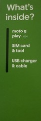 Cricket Motorola G Play 64 Gig Blue 50 Megapixel Android Smart Phone New Sealed