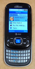 Samsung Strive SGH-A687 – Black and Silver ( AT&T ) Rare Slider Phone – Bundled