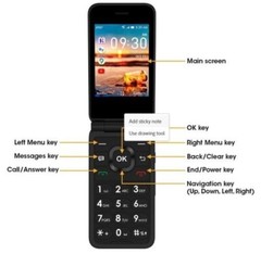 Flip Phone AT&T CINGULAR FLIP 4 AT&T 4G LTE SMARTFLIP PHONE Model: U102AA