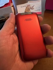 RESET Complete Sealed Jitterbug Flip2 Cell Phone for Seniors Large Screen Red