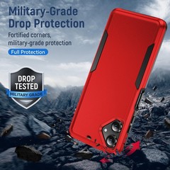 Samsung Galaxy A06 Case with Screen Protector, Slim Fit Bumper Hybrid Heavy Duty