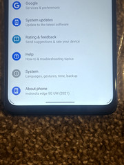 Motorola Moto Edge 5G 2021 XT2141 256GB Nebula Blue Verizon Original OPEN BOX A+