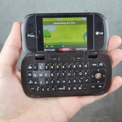 LG Octane VN530 Verizon Dual Screen Flip Phone Tested Working Battery Included