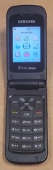 Samsung Chrono SCH-R260 – Blue and Black ( U.S. Cellular ) Rare CDMA Flip Phone