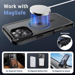 For iPhone 16 Pro Max 5G Case with Military Grade Non-Slip Drop Proof Protection
