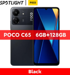 (Unlocked)NEW Xiaomi POCO C65 Dual SIM Android Mobile Phone AU – Black/6GB+128GB