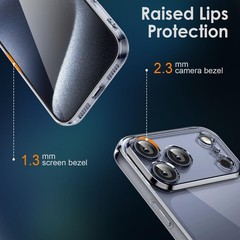 Clear TPU Case for iPhone 17 Pro Max – Ultra Slim, Shockproof, Scratch-Resistant