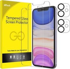 2PCS Screen Protector & Camera Lens Protector for iPhone 11 6.1 Inch Tempered Gl