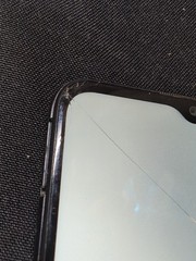 samsung Galaxy A02S Black smart Phone. For parts Only But Powers On