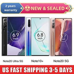 🔥New Samsung Galaxy Note 20 Ultra 5G/Note 10+ Plus/512GB/256GB FACTORY UNLOCKED