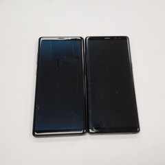 LOT OF 2 Used Samsung Galaxy Note 8 5G SM-N950U 64 GB Black Unlocked **READ**