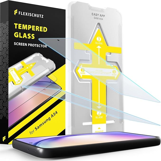 2+2 Pack Screen Protector & Camera Lens Protector for Samsung Galaxy A54 5G, Bub
