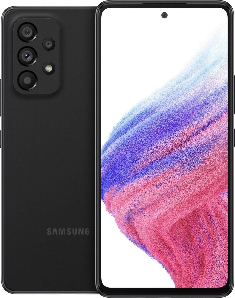 Samsung Galaxy A53 5G SM-A536U 128GB 6GB Spectrum Locked Black Good Condition