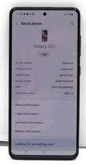 Samsung Galaxy A51 128GB Prism Crush Black Tracfone UNLOCKED *USED/WIPED*