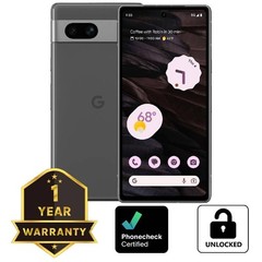 Google Pixel 7a – 128 GB – Charcoal (Unlocked) Smartphone – Excellent