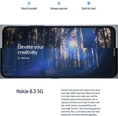 Unlocked Nokia 8.3 5G 64GB * Dual SIM WIFI 64 MP 6.81&Prime; LCD Smartphone Moderate
