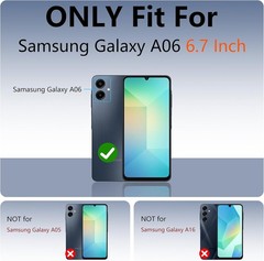 Heavy Duty Full-Body Shockproof Case for Samsung Galaxy A06 6.7&Prime; – Pink