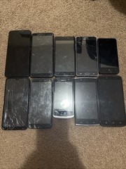 Lot of 10 Phones (Samsung, Vortex, Coolpad, Cricket)